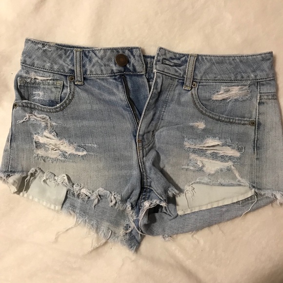 Denim Ripped Shorts - Picture 2 of 2